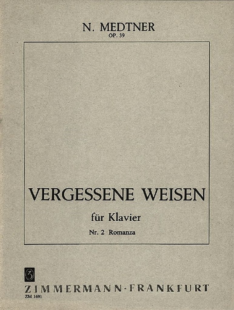 Vergessene Weisen op. 39